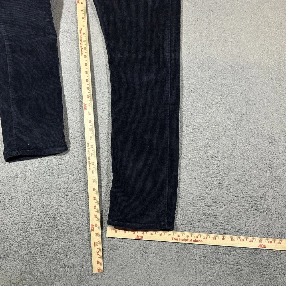 Levis 513 Slim Straight Mens Black Denim Jeans 34x32 Casual Everyday Pants #3310